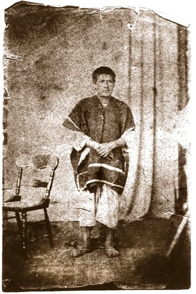 Retrato histórico de Fernando Daquilema, líder indígena y héroe nacional