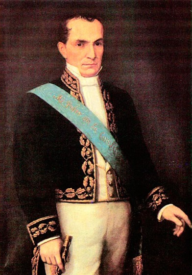 Retrato de Vicente Rocafuerte, presidente del Ecuador